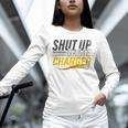 Baseball Fan Shut Up I'm Doing Game Changer Premium Tri-Blend Unisex Long Sleeve T-Shirt Baseball Fan Shut Up I'm Doing Game Changer Premium Tri-Blend Unisex Long Sleeve T-Shirt