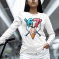 Baseball Ice Cream Drip 67 Six Seven Gen Alpha Slang Meme Unisex Long Sleeve T-Shirt Baseball Ice Cream Drip 67 Six Seven Gen Alpha Slang Meme Unisex Long Sleeve T-Shirt
