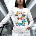 Baseball Ice Cream Drip Vehicles Youth Baseball Drip Premium Tri-Blend Unisex Long Sleeve T-Shirt