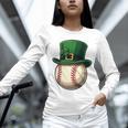 Baseball Leprechaun Hat Saint Patrick Retro Unisex Long Sleeve T-Shirt Baseball Leprechaun Hat Saint Patrick Retro Unisex Long Sleeve T-Shirt