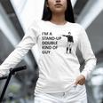 Baseball Pun Saying I'm a Stand Up Double Type Of Guy Unisex Long Sleeve T-Shirt Baseball Pun Saying I'm a Stand Up Double Type Of Guy Unisex Long Sleeve T-Shirt