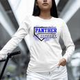 Blue Panther Baseball Home Plate Game Day Mascot Panther Unisex Long Sleeve T-Shirt Blue Panther Baseball Home Plate Game Day Mascot Panther Unisex Long Sleeve T-Shirt