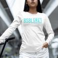 BSBL SZN Baseball Season Game Day Boys Girls Youth Premium Tri-Blend Unisex Long Sleeve T-Shirt