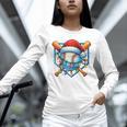 Christmas Baseball Drip For Boys Kids Ice Cream Drip Unisex Long Sleeve T-Shirt Christmas Baseball Drip For Boys Kids Ice Cream Drip Unisex Long Sleeve T-Shirt