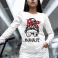 Classy Nana Life Soccer Messy Bun Baseball Mother's Day Unisex Long Sleeve T-Shirt