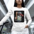 Cool Dollar Bill Guy With Cap And Baseball Costume Premium Tri-Blend Unisex Long Sleeve T-Shirt Cool Dollar Bill Guy With Cap And Baseball Costume Premium Tri-Blend Unisex Long Sleeve T-Shirt