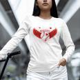 Cute Baseball &Cupid Wings Happy Valentines Boys Men Unisex Long Sleeve T-Shirt Cute Baseball &Cupid Wings Happy Valentines Boys Men Unisex Long Sleeve T-Shirt