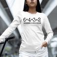 Double Play 6 4 3 2 Vintage Baseball Math Softball Player Premium Tri-Blend Unisex Long Sleeve T-Shirt Double Play 6 4 3 2 Vintage Baseball Math Softball Player Premium Tri-Blend Unisex Long Sleeve T-Shirt