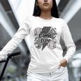 Game Day Baseball Retro Checkered Baseball Unisex Long Sleeve T-Shirt