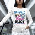 Gender Reveal Baseball Or Bows Daddy Loves You Unisex Long Sleeve T-Shirt Gender Reveal Baseball Or Bows Daddy Loves You Unisex Long Sleeve T-Shirt