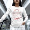 Hit Hard Run Fast Turn Left Baseball Fan Red Graphic Unisex Long Sleeve T-Shirt Hit Hard Run Fast Turn Left Baseball Fan Red Graphic Unisex Long Sleeve T-Shirt