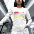 Hit Hard Run Fast Turn Left Baseball Quote Fan Coach Premium Tri-Blend Unisex Long Sleeve T-Shirt