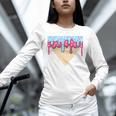 Ice Cream Baseball Cone Dripping Sprinkles Kids Boys Summer Premium Tri-Blend Unisex Long Sleeve T-Shirt