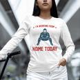 I'm Working From Home Today Baseball Lover Men Women Unisex Long Sleeve T-Shirt