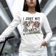 I Just Hit 100 Days Of School Teacher Baseball Boys Kids Unisex Long Sleeve T-Shirt I Just Hit 100 Days Of School Teacher Baseball Boys Kids Unisex Long Sleeve T-Shirt