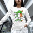 Kids Boys St Patricks Day Irish Flag Kids Baseball Ice Cream Drip Unisex Long Sleeve T-Shirt Kids Boys St Patricks Day Irish Flag Kids Baseball Ice Cream Drip Unisex Long Sleeve T-Shirt
