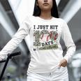 Kids I Just Hit 100 Days Boys 100 Days Of School Baseball Kids Unisex Long Sleeve T-Shirt