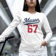 Mason 67 Jersey Baseball Men Women Boys Girls Number 6 7 Unisex Long Sleeve T-Shirt Mason 67 Jersey Baseball Men Women Boys Girls Number 6 7 Unisex Long Sleeve T-Shirt