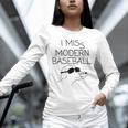 I Miss Modern Baseball Vintage Baseball Meme Tee Unisex Long Sleeve T-Shirt I Miss Modern Baseball Vintage Baseball Meme Tee Unisex Long Sleeve T-Shirt