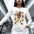Skeleton Halloween Baseball Boys Men Kids Toddler Unisex Long Sleeve T-Shirt