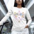 Valentine Heart Love Cute Baseball Softball Lover Sayings Unisex Long Sleeve T-Shirt Valentine Heart Love Cute Baseball Softball Lover Sayings Unisex Long Sleeve T-Shirt