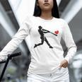 Valentines Day Baseball Batter Silhouette Heart Men Boys Kid Unisex Long Sleeve T-Shirt Valentines Day Baseball Batter Silhouette Heart Men Boys Kid Unisex Long Sleeve T-Shirt