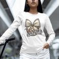 Wildcats Baseball Leopard Print Coquette Bow Mascot Game Day Unisex Long Sleeve T-Shirt Wildcats Baseball Leopard Print Coquette Bow Mascot Game Day Unisex Long Sleeve T-Shirt