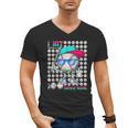 100 Days Of School Baseball Drip Ice Cream Boys Kids Men's V-Neck T-Shirt 100 Days Of School Baseball Drip Ice Cream Boys Kids Men's V-Neck T-Shirt