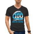 100 Days Of School Baseball Drip Ice Cream Kid Boy 100th Day Men's V-Neck T-Shirt 100 Days Of School Baseball Drip Ice Cream Kid Boy 100th Day Men's V-Neck T-Shirt