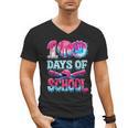 100 Days Of School Baseball Ice Cream Drip For Boys Kid Men's V-Neck T-Shirt 100 Days Of School Baseball Ice Cream Drip For Boys Kid Men's V-Neck T-Shirt