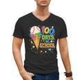100 Days Of School Baseball Ice Cream Drip Boys Kids Player Men's V-Neck T-Shirt 100 Days Of School Baseball Ice Cream Drip Boys Kids Player Men's V-Neck T-Shirt