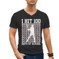 100 Days Of School Boys Kids 100th Day Balls For Baseball Men's V-Neck T-Shirt