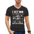 100 Days Of School Boys Kids 100th Day Balls Baseball Kids Men's V-Neck T-Shirt