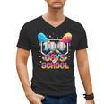 100 Days Of School Ice Cream Baseball Player For Kids Boys Men's V-Neck T-Shirt 100 Days Of School Ice Cream Baseball Player For Kids Boys Men's V-Neck T-Shirt