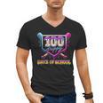 100 Drippy Days Of School Baseball For Boy Kids Men's V-Neck T-Shirt 100 Drippy Days Of School Baseball For Boy Kids Men's V-Neck T-Shirt
