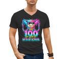 100 Drippy Days Of School Baseball Ice Cream 100th Day Boys Men's V-Neck T-Shirt 100 Drippy Days Of School Baseball Ice Cream 100th Day Boys Men's V-Neck T-Shirt