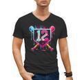 12th Birthday Boys Baseball Ice Cream Drip Boys Baseball Men's V-Neck T-Shirt 12th Birthday Boys Baseball Ice Cream Drip Boys Baseball Men's V-Neck T-Shirt