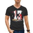 13 Years Old Baseball Birthday Boy 13th Bday Party Men's V-Neck T-Shirt