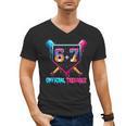 13th Birthday Official Teenager 67 Baseball Drip Boys Men's V-Neck T-Shirt 13th Birthday Official Teenager 67 Baseball Drip Boys Men's V-Neck T-Shirt