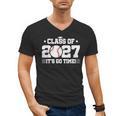 2027 Back To School Baseball 2027 Graduation Class Of 2027 Men's V-Neck T-Shirt