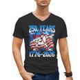 250 Years 1776 2026 250th Baseball American Flag 4th Of July Men's V-Neck T-Shirt