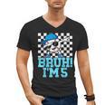5th Birthday Dabbing Baseball Boys Bruh I'm 5 Year Old Men's V-Neck T-Shirt