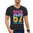 6 7 Mason Baseball Drip Men's V-Neck T-Shirt 6 7 Mason Baseball Drip Men's V-Neck T-Shirt