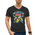 I Was 6 Now I’m 7 Banana Drip Birthday Baseball Men's V-Neck T-Shirt I Was 6 Now I’m 7 Banana Drip Birthday Baseball Men's V-Neck T-Shirt