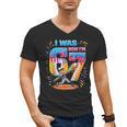 I Was 6 Now I'm 7 Baseball Birthday Boy For Teens Kids Men's V-Neck T-Shirt I Was 6 Now I'm 7 Baseball Birthday Boy For Teens Kids Men's V-Neck T-Shirt