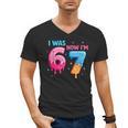 I Was 6 Now I'm 7 Meme Six Seven Baseball 7th Birthday Men's V-Neck T-Shirt I Was 6 Now I'm 7 Meme Six Seven Baseball 7th Birthday Men's V-Neck T-Shirt