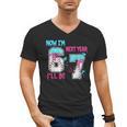 Now Im 6 Next Year I'Ll Be 7 Baseball Ice Cream Drip 67 Meme Men's V-Neck T-Shirt