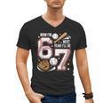 6 Year Old Birthday 67 Trend Baseball Now I’m 6 Next Year 7 Men's V-Neck T-Shirt