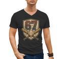 67 Baseball Meme Vintage Sports Crest Retro 67 Player Men's V-Neck T-Shirt 67 Baseball Meme Vintage Sports Crest Retro 67 Player Men's V-Neck T-Shirt