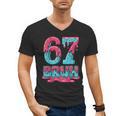 67 Ice Cream Drip Baseball For Men Women Kids Men's V-Neck T-Shirt